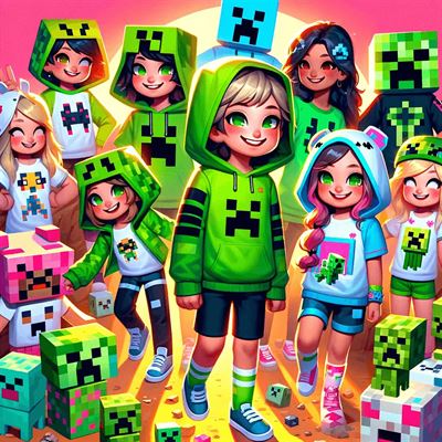 Minecraft klader for barn ett aventyr i stil och komfort