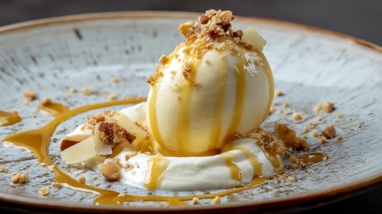 Is og sorbet der er god til at lave quenelles